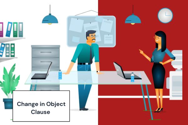 Change in Object Clause