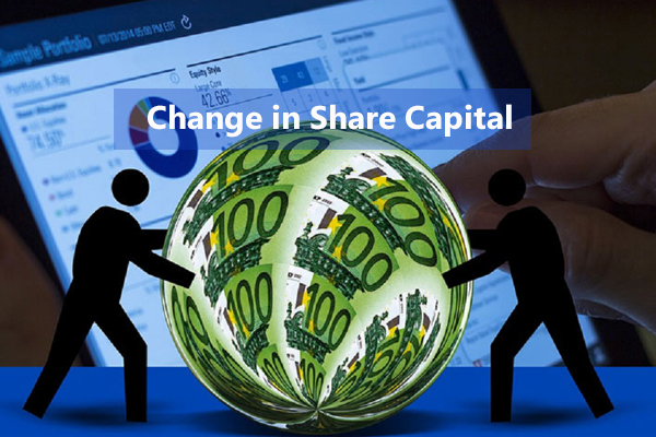 Change in Share Capital